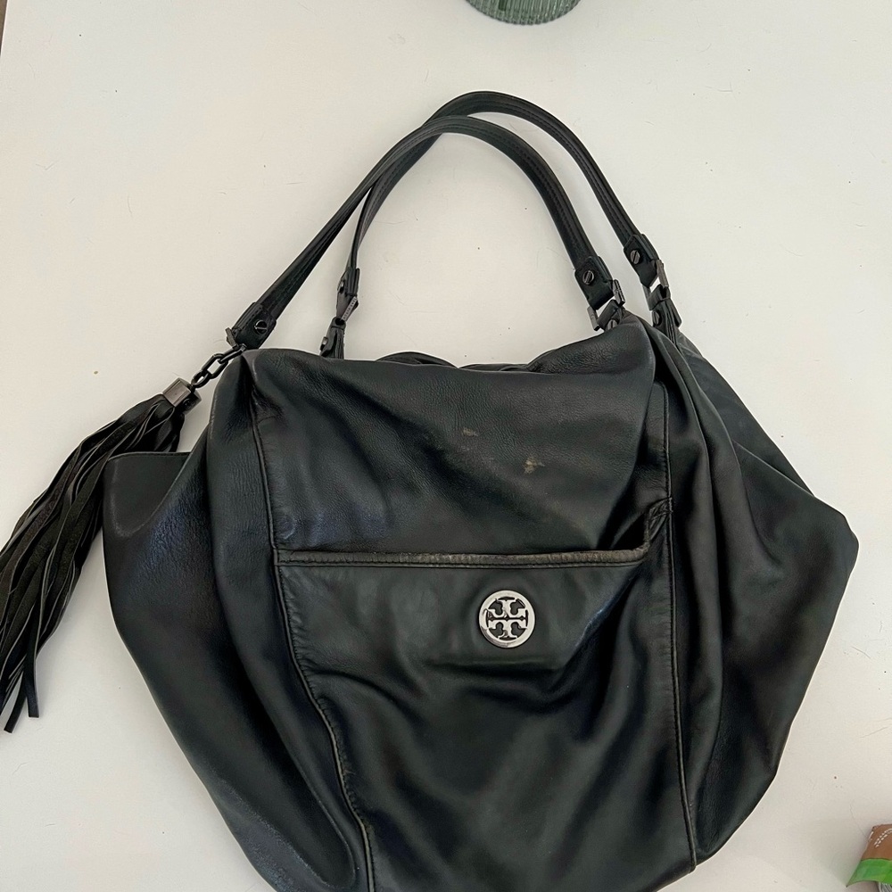 Tory Burch Dean Black Tote Bag
